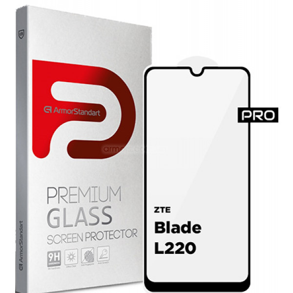 Фото - Захисне скло для смартфону Armorstandart Pro for ZTE Blade L220 Black (ARM68890)