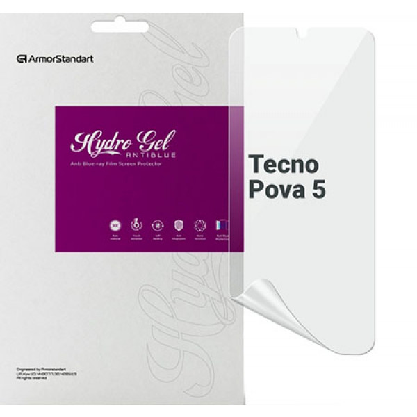 Фото - Захисна плівка для смартфону Armorstandart Anti-Blue for Tecno Pova 5 (ARM68947)