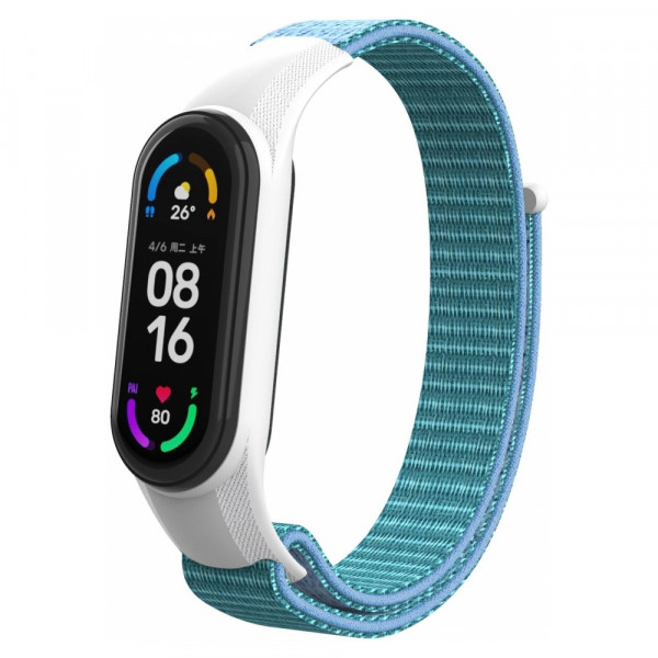 Фото - Ремінець для фітнес-браслету Armorstandart for Xiaomi Mi Band 7/6/5/4 Light Blue (ARM69066)