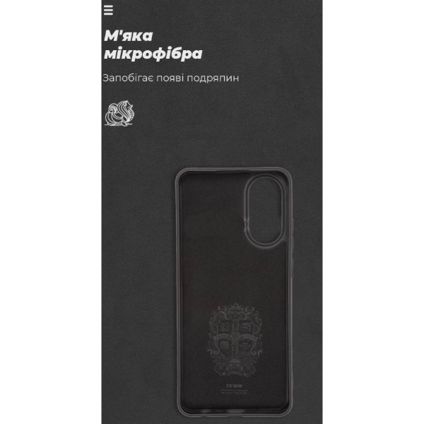 Фото - Чехол для смартфона Armorstandart Icon Case for OPPO A78 4G Black (ARM69632)