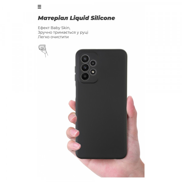 Фото - Чехол для смартфона Armorstandart ICON Case for Samsung A23 (A235)/A23 5G (A236) Camera cover Black (ARM61674)