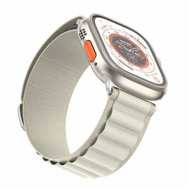 Фото - Ремінець для смарт-годинника Armorstandart Alpina Band for Apple Watch 42mm/44mm/45mm Starlight (ARM64975)