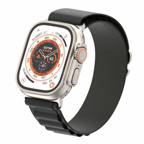 Фото - Ремінець для смарт-годинника Armorstandart Alpina Band for Apple Watch 38mm/40mm/41mm Black (ARM64976)