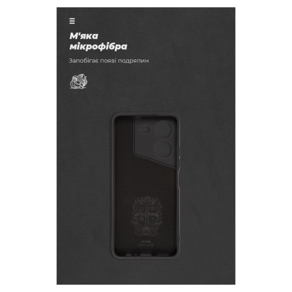 Фото - Чохол для смартфону Armorstandart ICON Case for Tecno Pova 5 4G Camera cover Black (ARM68920)