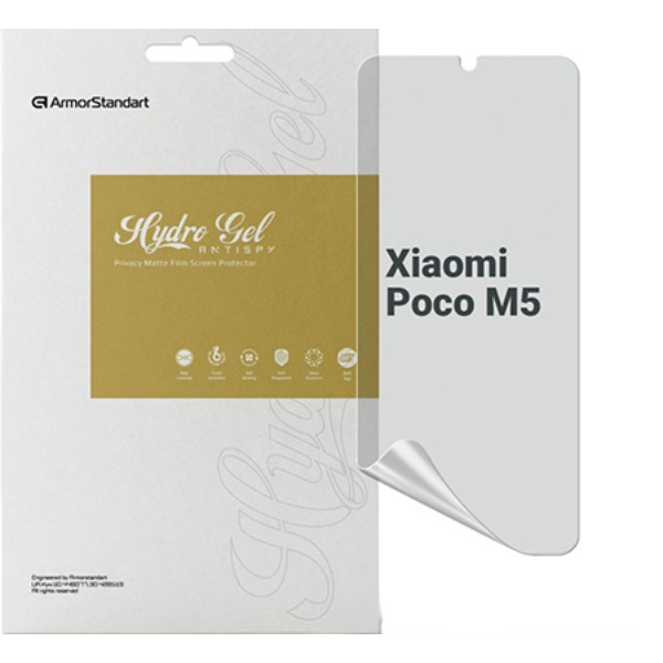 Фото - Захисна плівка для смартфону Armorstandart Anti-spy for Xiaomi Poco M5 (ARM70126) Фото - Захисна плівка для смартфону Armorstandart Anti-spy for Xiaomi Poco M5 (ARM70126)