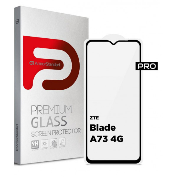 Фото - Захисне скло для смартфону Armorstandart Pro for ZTE Blade A73 4G Black (ARM70682) Фото - Захисне скло для смартфону Armorstandart Pro for ZTE Blade A73 4G Black (ARM70682)