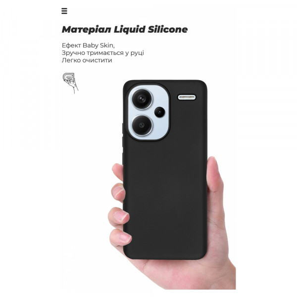 Фото - Чохол для смартфону Armorstandart Icon Case for Xiaomi Redmi Note 13 Pro+ 5G Black (ARM71854)
