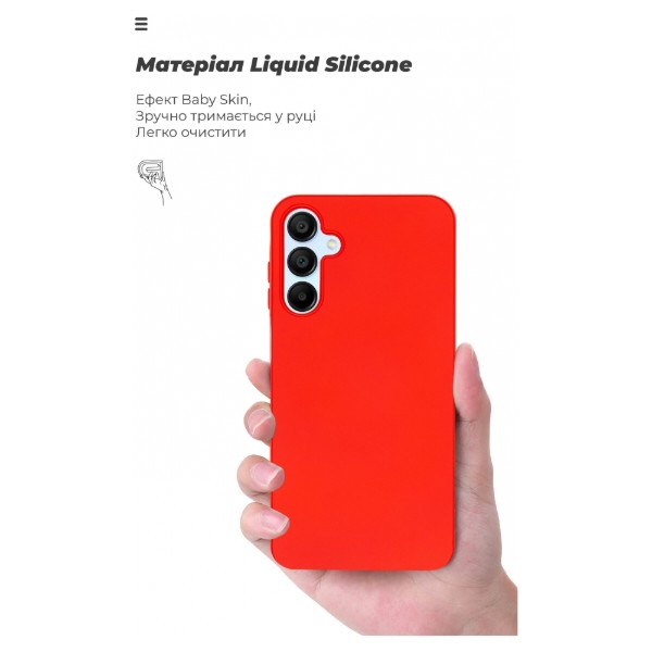Фото - Чохол для смартфону Armorstandart ICON Case for Samsung A15 5G (A156) Red (ARM72486)