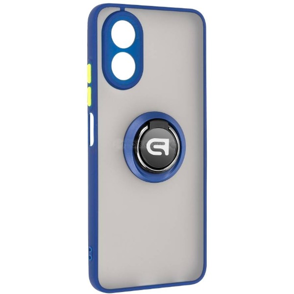 Фото - Чехол для смартфона Armorstandart Frosted Matte Ring for Oppo A18 4G / A38 4G Navy Blue (ARM72701)