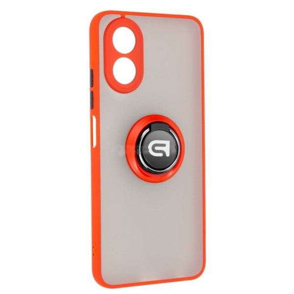 Фото - Чохол для смартфону Armorstandart Frosted Matte Ring for Oppo A18 4G / A38 4G Red (ARM72702)