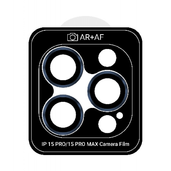 Фото - Захисне скло для смартфону Armorstandart для камери Pro for Apple iPhone 15 Pro / 15 Pro Max Blue Titanium (ARM73320)