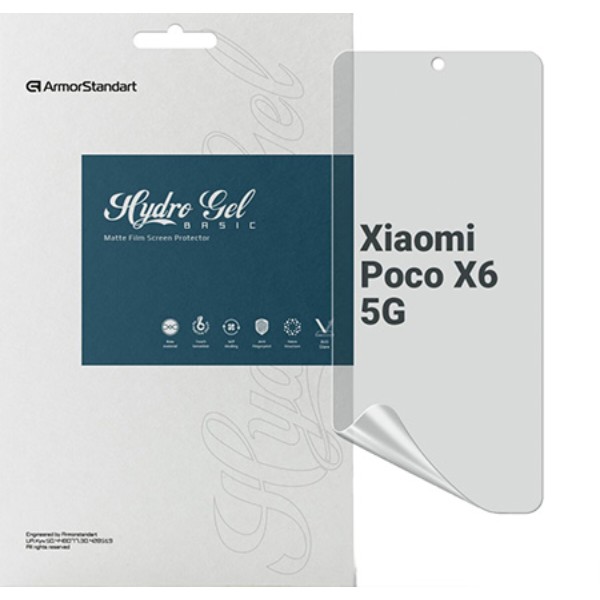 Фото - Защитная пленка для смартфона Armorstandart Matte for Poco X6 5G (ARM73476) Фото - Защитная пленка для смартфона Armorstandart Matte for Poco X6 5G (ARM73476)