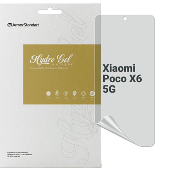 Фото - Захисна плівка для смартфону Armorstandart Anti-spy for Poco X6 5G (ARM73484) Фото - Захисна плівка для смартфону Armorstandart Anti-spy for Poco X6 5G (ARM73484)