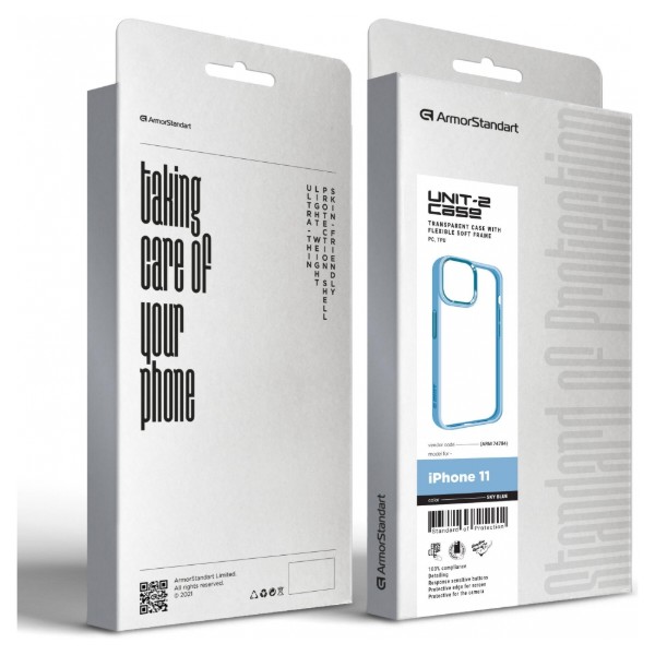 Фото - Чохол для смартфону Armorstandart UNIT2 for Apple iPhone 11 Sky Blue (ARM74784)
