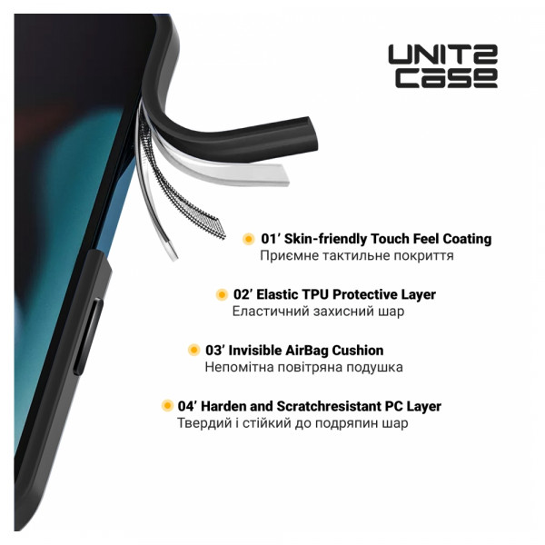 Фото - Чохол для смартфону Armorstandart UNIT2 for Apple iPhone 13 Black (ARM74794)