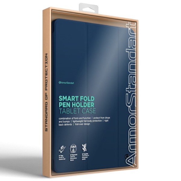 Фото - Чехол для планшета Armorstandart Smart Fold Pen for iPad 10.2 (2021/2020/2019) Dark Blue (ARM74937)