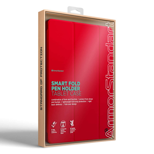Фото - Чохол для планшета ArmorStandart Smart Fold Pen for iPad 11 2025 (A16) / 10.9 2024 / 2022 Red (ARM74941)