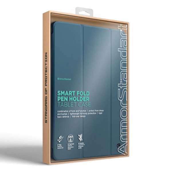 Фото - Чохол для планшета ArmorStandart Smart Fold Pen for iPad 11 2025 (A16) / 10.9 2024 / 2022 Lavender Grey (ARM74942)