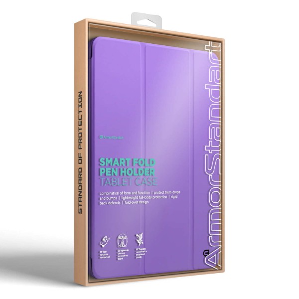 Фото - Чохол для планшета ArmorStandart Smart Fold Pen for iPad 11 2025 (A16) / 10.9 2024 / 2022 Light Purple (ARM74949)