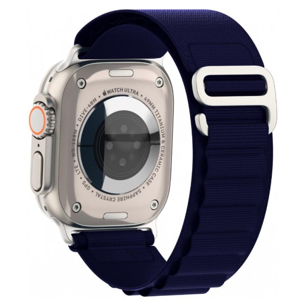 Фото - Ремінець для смарт-годинника Armorstandart Alpina Band for Apple Watch All Series 42/44/45/49 mm Dark Blue (ARM74200)