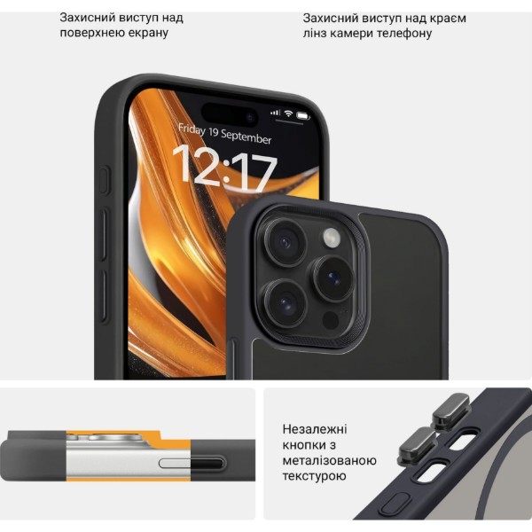 Фото - Чохол для смартфону Armorstandart Uniq Magsafe for Apple iPhone 15 Pro Max Black (ARM75266)