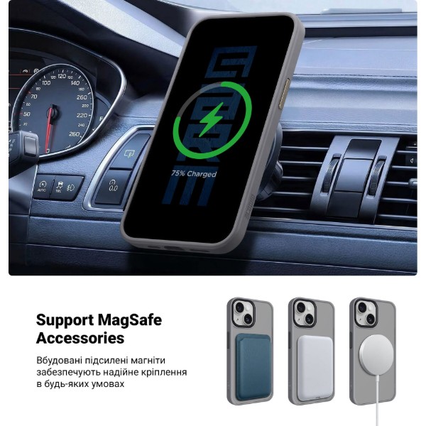 Фото - Чохол для смартфону Armorstandart Uniq Magsafe for Apple iPhone 14 Grey (ARM75280)