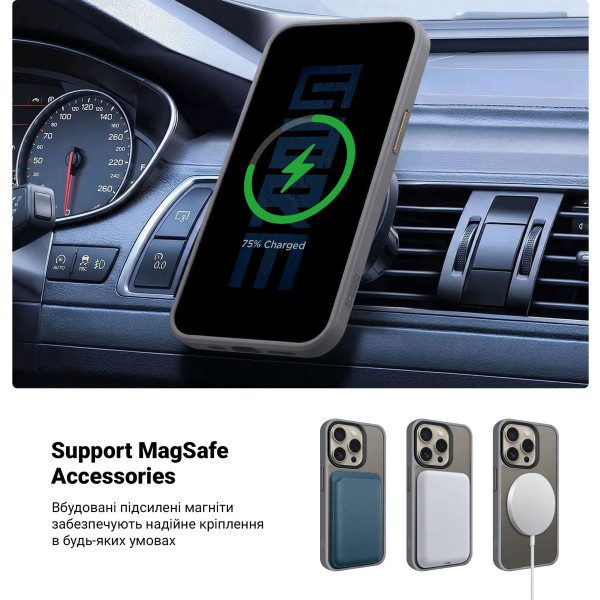 Фото - Чохол для смартфону Armorstandart Uniq Magsafe for Apple iPhone 13 Pro Grey (ARM75283)