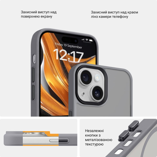 Фото - Чохол для смартфону Armorstandart Uniq Magsafe for Apple iPhone 13 Grey (ARM75285)