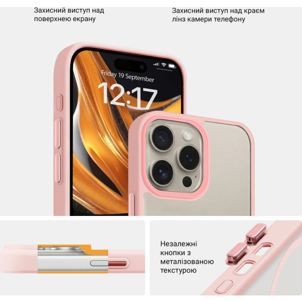 Фото - Чехол для смартфона Armorstandart Uniq Magsafe for Apple iPhone 15 Pro Max Pink (ARM75288)