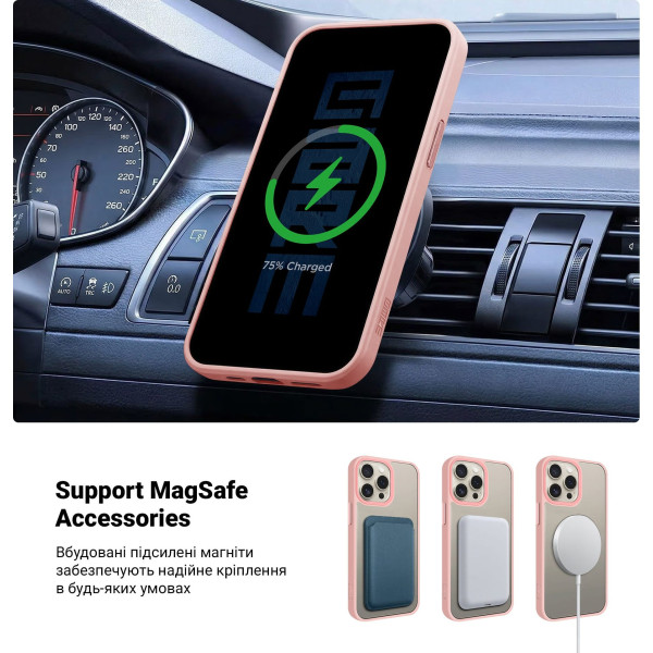 Фото - Чехол для смартфона Armorstandart Uniq Magsafe for Apple iPhone 15 Pro Max Pink (ARM75288)