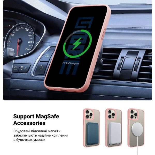 Фото - Чехол для смартфона Armorstandart Uniq Magsafe for Apple iPhone 13 Pro Max Pink (ARM75295)