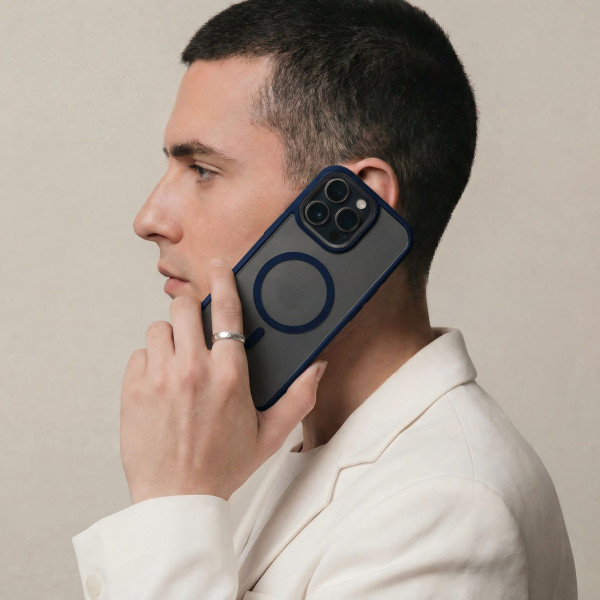 Фото - Чехол для смартфона Armorstandart Uniq Magsafe for Apple iPhone 13 Pro Max Dark Blue (ARM75306)