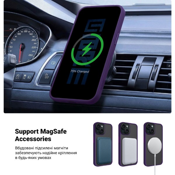 Фото - Чехол для смартфона Armorstandart Uniq Magsafe for Apple iPhone 13 Purple (ARM75318)