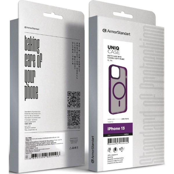Фото - Чехол для смартфона Armorstandart Uniq Magsafe for Apple iPhone 13 Purple (ARM75318)