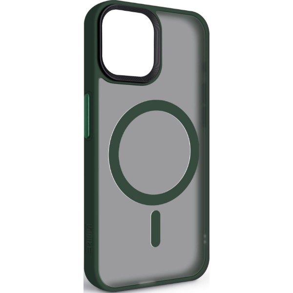 Фото - Чохол для смартфону Armorstandart Uniq Magsafe for Apple iPhone 15 Dark Green (ARM75320)