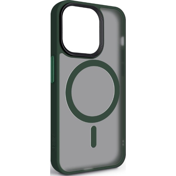 Фото - Чохол для смартфону
 Armorstandart Uniq Magsafe for Apple iPhone 13 Pro Dark Green (ARM75327)