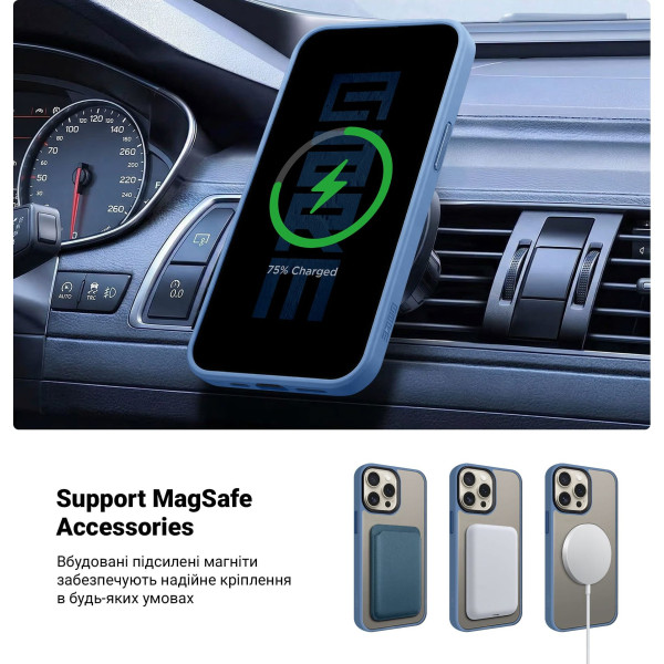 Фото - Чехол для смартфона Armorstandart Uniq Magsafe for Apple iPhone 15 Pro Max Light Blue (ARM75332)