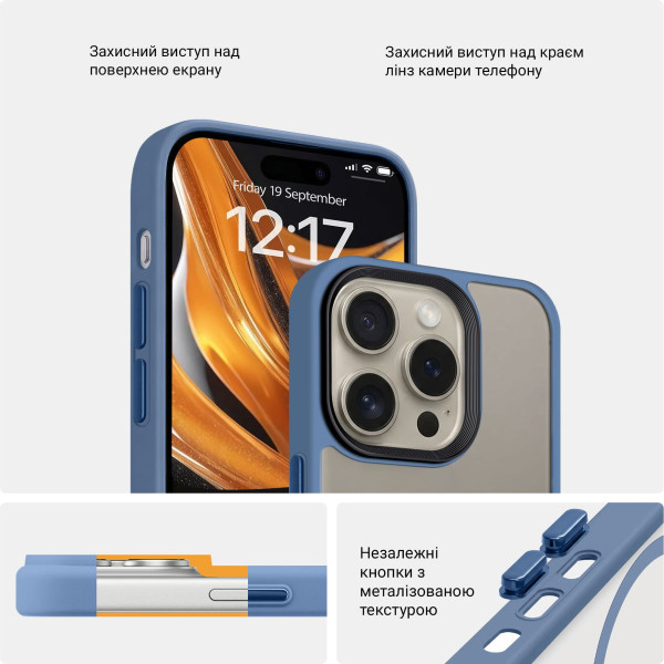 Фото - Чехол для смартфона Armorstandart Uniq Magsafe for Apple iPhone 13 Pro Light Blue (ARM75338)