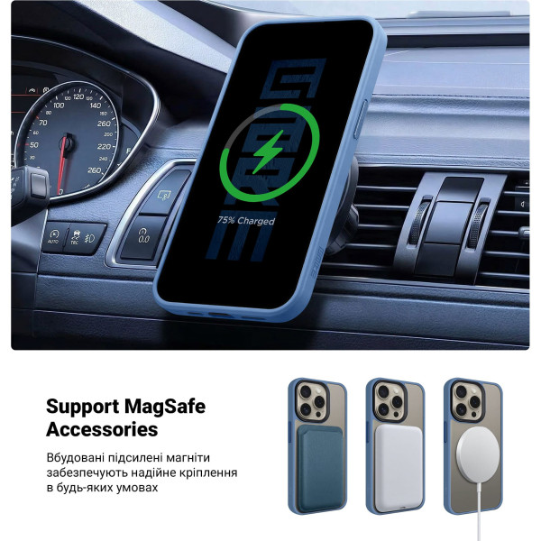 Фото - Чехол для смартфона Armorstandart Uniq Magsafe for Apple iPhone 13 Pro Light Blue (ARM75338)