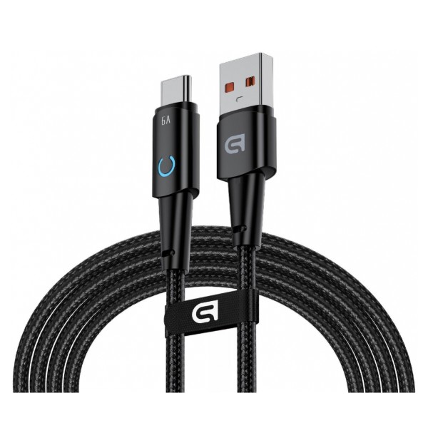Фото - Кабель Armorstandart AT-AC USB Type A to USB Type-C 66W 1,2m Black (ARM75867)