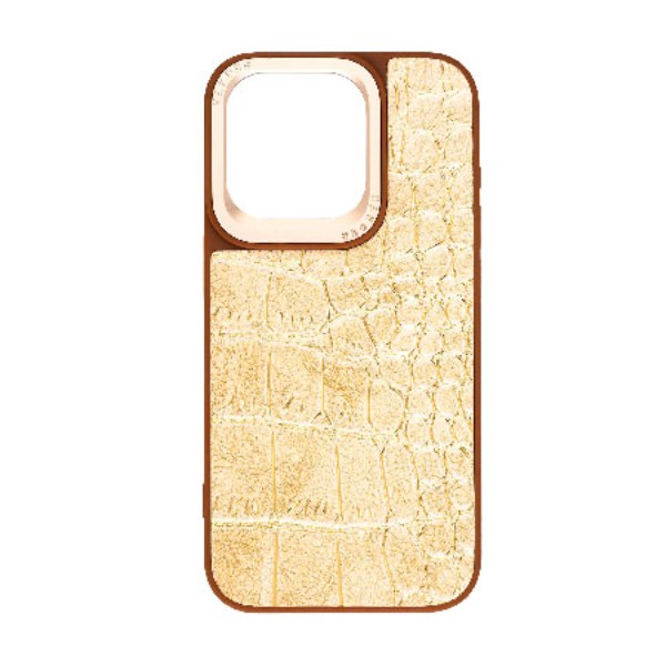 Фото - Чехол для смартфона Harder Crocosaur for Apple iPhone 15 Pro Beige (ARM76703)