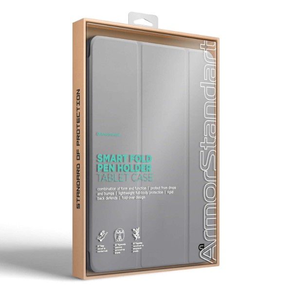 Фото - Чохол для планшету Armorstandart Smart Fold Pen for Apple iPad Pro 11 2025/2024 Light Grey (ARM78132)