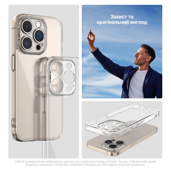 Фото - Чохол для смартфону Armorstandart Air for Apple iPhone 16 Camera cover Clear (ARM78485)