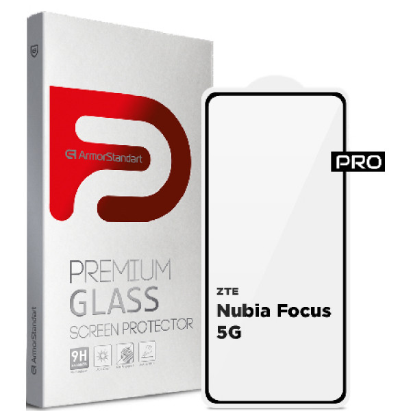Фото - Захисне скло для смартфону Armorstandart Pro for ZTE Nubia Focus 5G Black (ARM78909)
