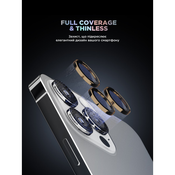 Фото - Защитное стекло для смартфона Armorstandart для камеры Supreme BI for iPhone 16 Pro/16 Pro Max Rose Gold (ARM79424)