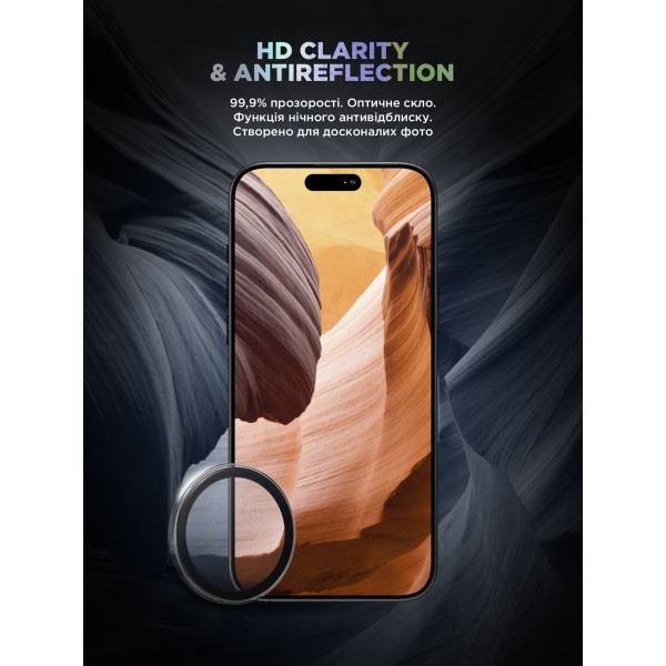 Фото - Защитное стекло для смартфона Armorstandart для камеры Supreme BI for iPhone 16/16 Plus Clear (ARM79428)