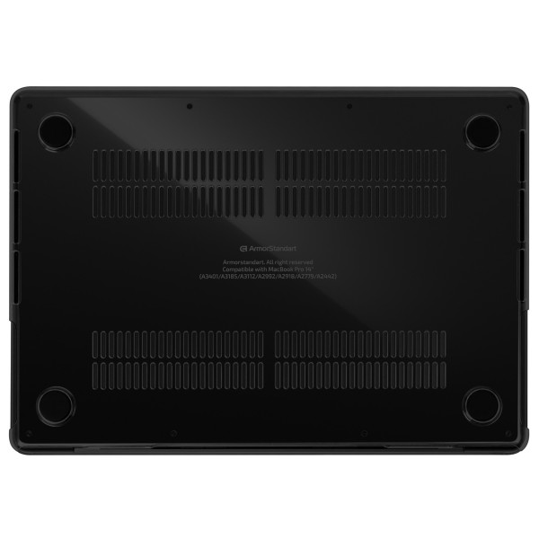 Фото - Чохол-накладка для ноутбуку Armorstandart Crystal for MacBook Air 13.6 M4/M3/M2 (A3240/A3113/A2681) Black (ARM79441)