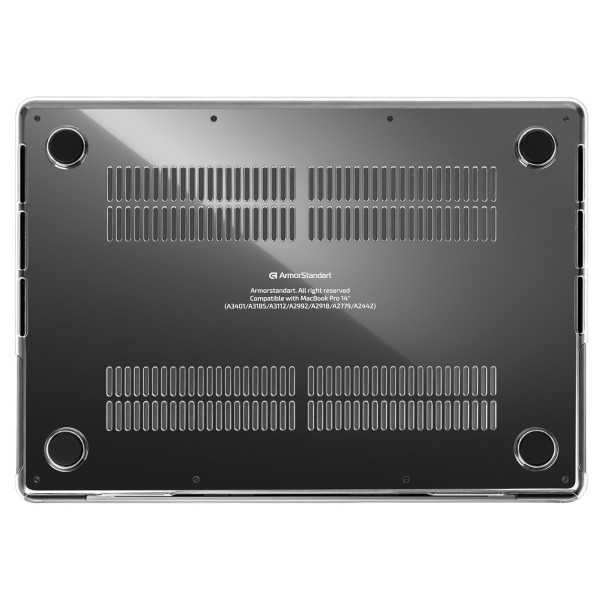 Фото - Чохол-накладка для ноутбуку Armorstandart Crystal for MacBook Pro 14 M4/M3/M2/M1 A3112/A3185/A3401/A2992/A2918/A2779/A2442 Clear (ARM79445)