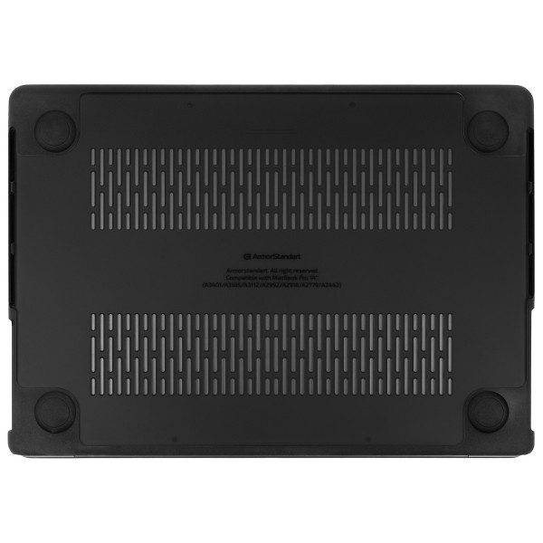 Фото - Чохол-накладка для ноутбуку Armorstandart Unit for MacBook Pro 14 M4/M3/M2/M1 A3112/A3185/A3401/A2992/A2918/A2779/A2442 Black (ARM79471)