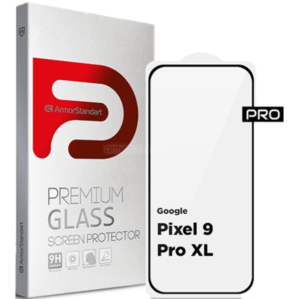 Фото - Защитное стекло для смартфона Armorstandart Pro for Google Pixel 9 Pro XL Black (ARM79889)